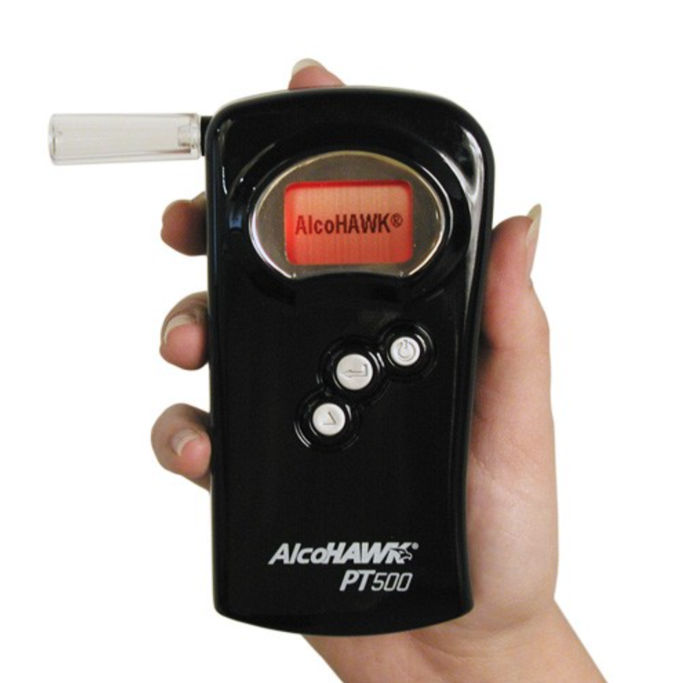 Alcohawk PT500 PT Core Fuel-Cell Alcoholímetro Probador de detección de  alcohol - Tu Alcoholimetro